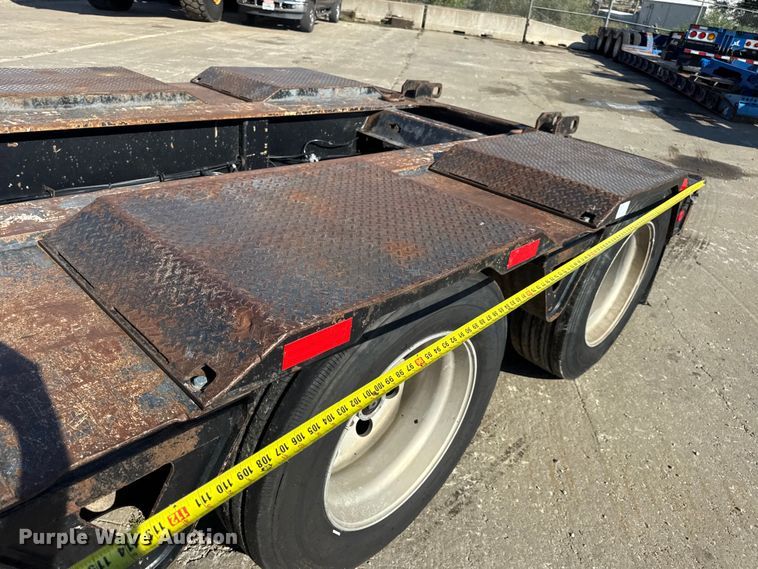 image for item DO2380 2009 Trail King TK110-533 lowboy equipment trailer