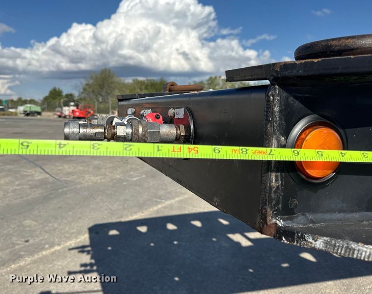 image for item DO2380 2009 Trail King TK110-533 lowboy equipment trailer