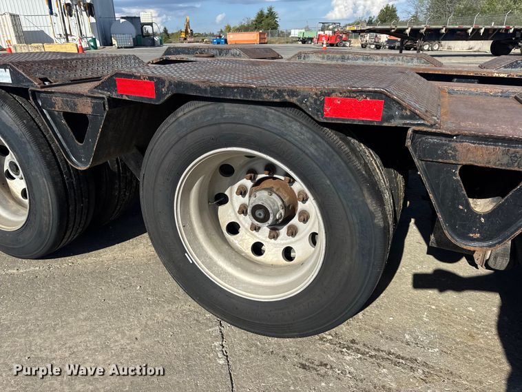 image for item DO2380 2009 Trail King TK110-533 lowboy equipment trailer