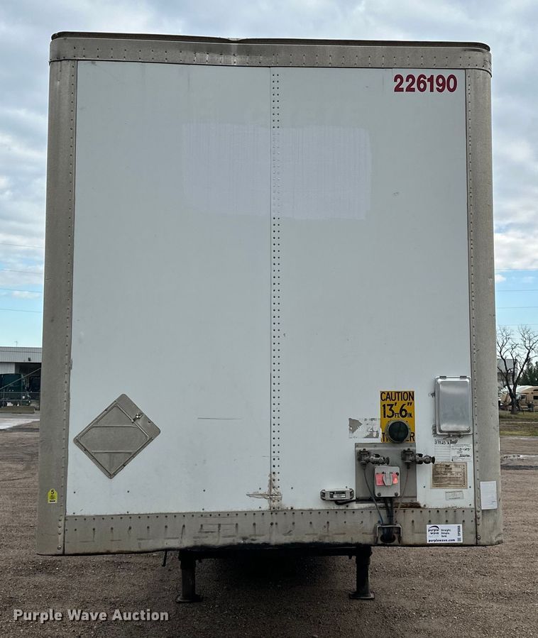 image for item DP8866 2013 Wabash DVLSHPC  dry van trailer