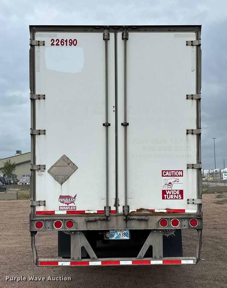 image for item DP8866 2013 Wabash DVLSHPC  dry van trailer