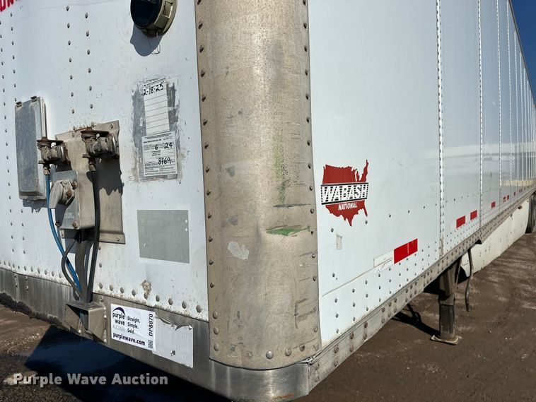image for item DP8870 2005 Wabash DVCVHPC  dry van trailer