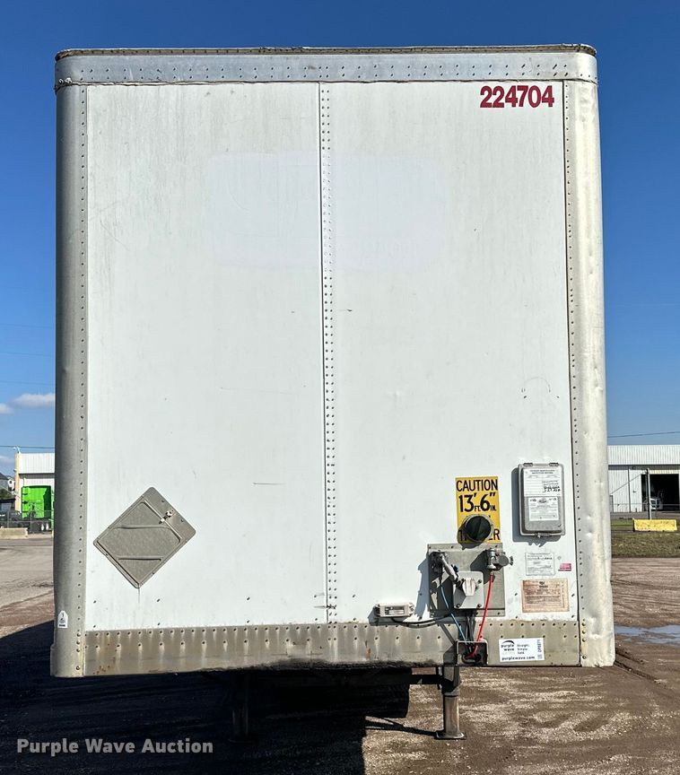 image for item DP8871 2013 Wabash DVLSHPC dry van trailer