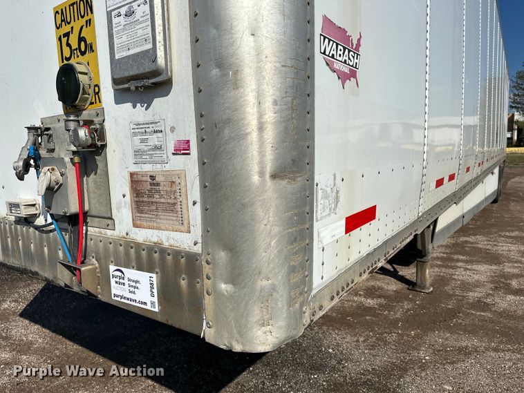 image for item DP8871 2013 Wabash DVLSHPC dry van trailer