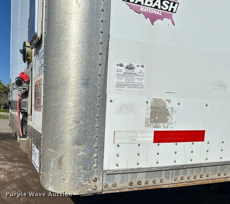 image for item DP8872 2013 Wabash DVLHPC dry van trailer