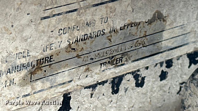 image for item DP8895 2001 Towmaster equipment trailer