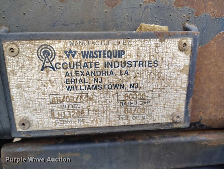 image for item DP8897 2008 Mack 813 Granite roll-off container truck