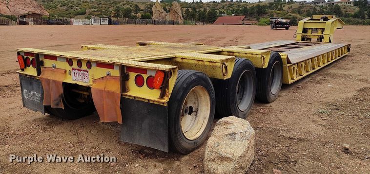 image for item DP8898 1988 Eager Beaver 50GHG/GS lowboy equipment trailer