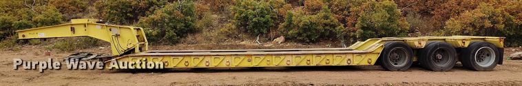 image for item DP8898 1988 Eager Beaver 50GHG/GS lowboy equipment trailer
