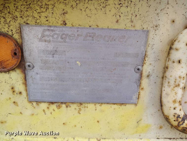 image for item DP8898 1988 Eager Beaver 50GHG/GS lowboy equipment trailer