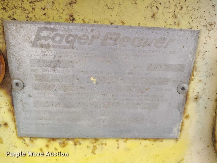 image for item DP8898 1988 Eager Beaver 50GHG/GS lowboy equipment trailer