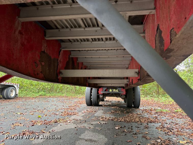 image for item DU1341 2008 Wilson flatbed trailer