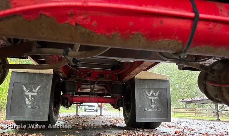 image for item DU1341 2008 Wilson flatbed trailer