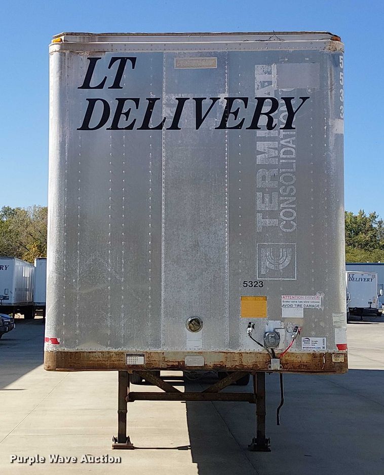 image for item DU3655 1996 Fruehauf dry van trailer