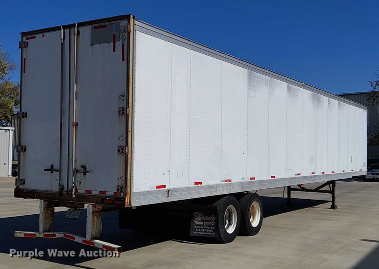 image for item DU3655 1996 Fruehauf dry van trailer