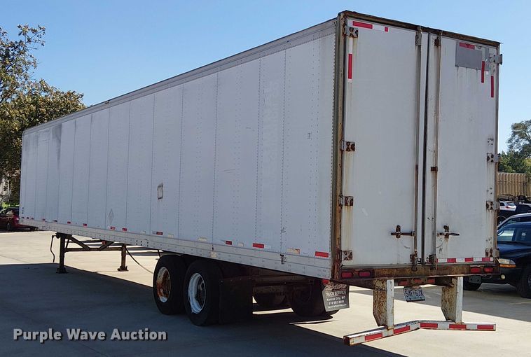 image for item DU3655 1996 Fruehauf dry van trailer