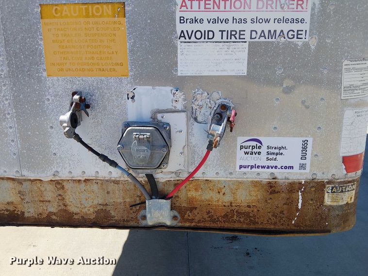 image for item DU3655 1996 Fruehauf dry van trailer