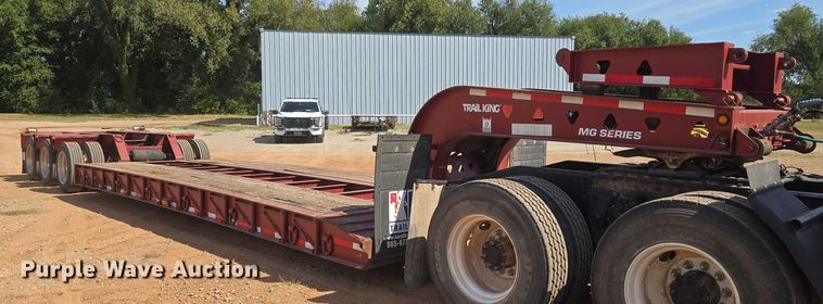 image for item DW5122 1997 Trail King TK80MDG-483 lowboy equipment trailer