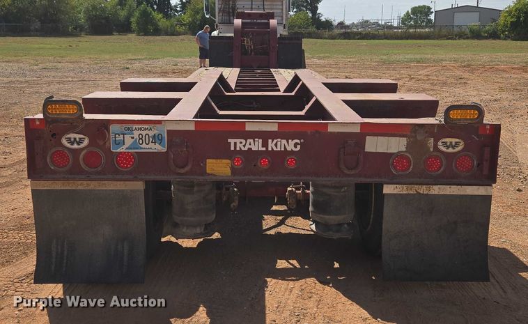 image for item DW5122 1997 Trail King TK80MDG-483 lowboy equipment trailer