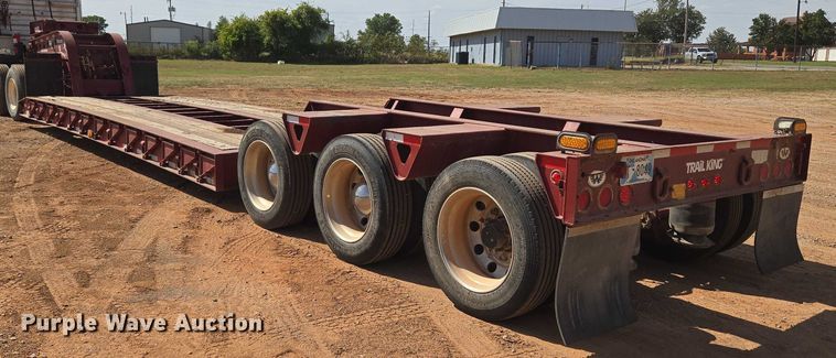 image for item DW5122 1997 Trail King TK80MDG-483 lowboy equipment trailer