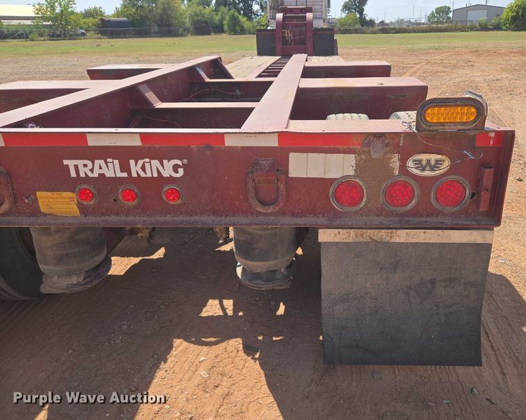 image for item DW5122 1997 Trail King TK80MDG-483 lowboy equipment trailer