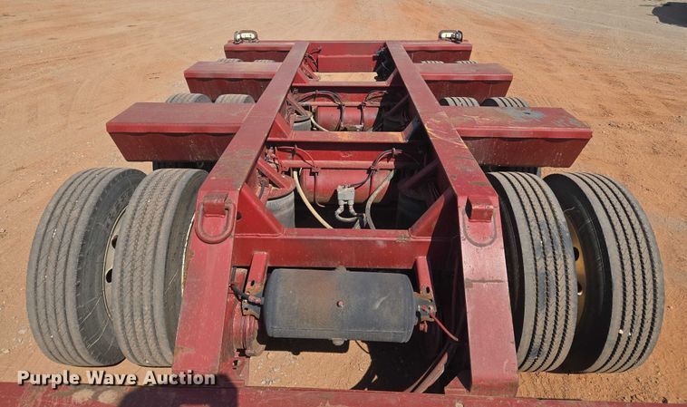 image for item DW5122 1997 Trail King TK80MDG-483 lowboy equipment trailer