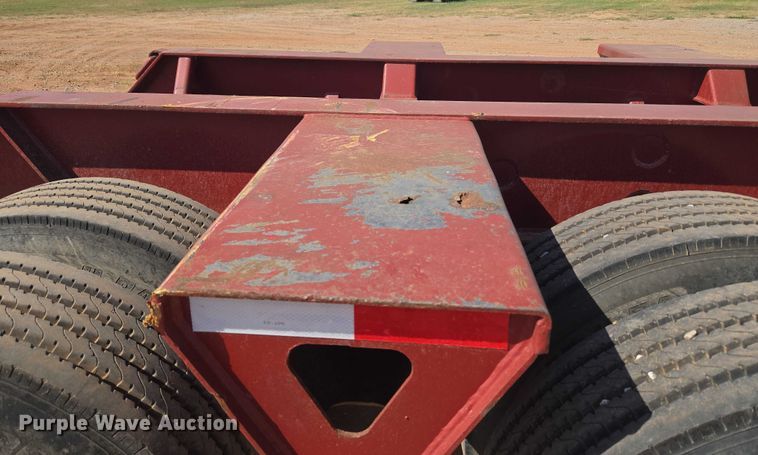 image for item DW5122 1997 Trail King TK80MDG-483 lowboy equipment trailer