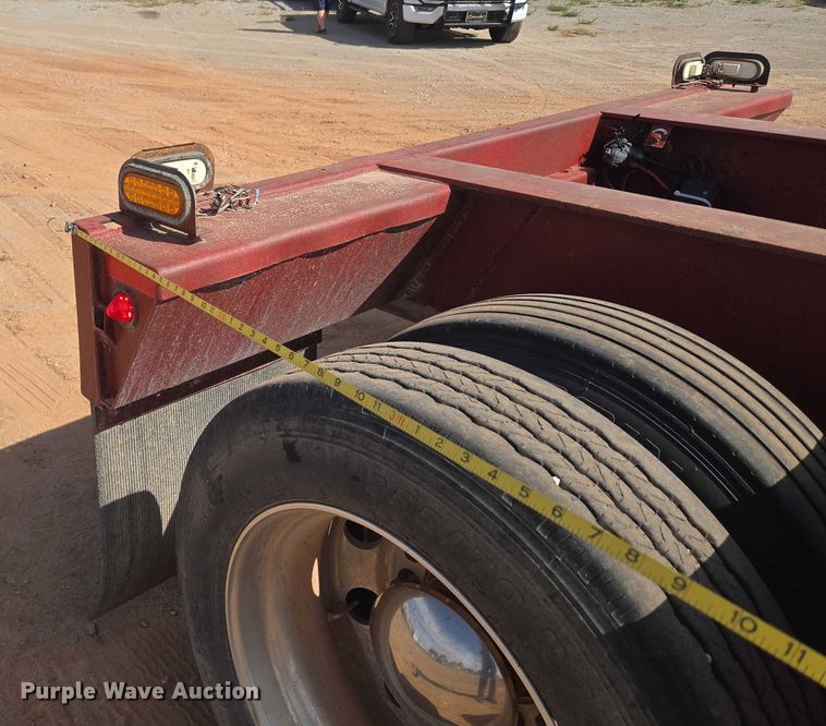 image for item DW5122 1997 Trail King TK80MDG-483 lowboy equipment trailer