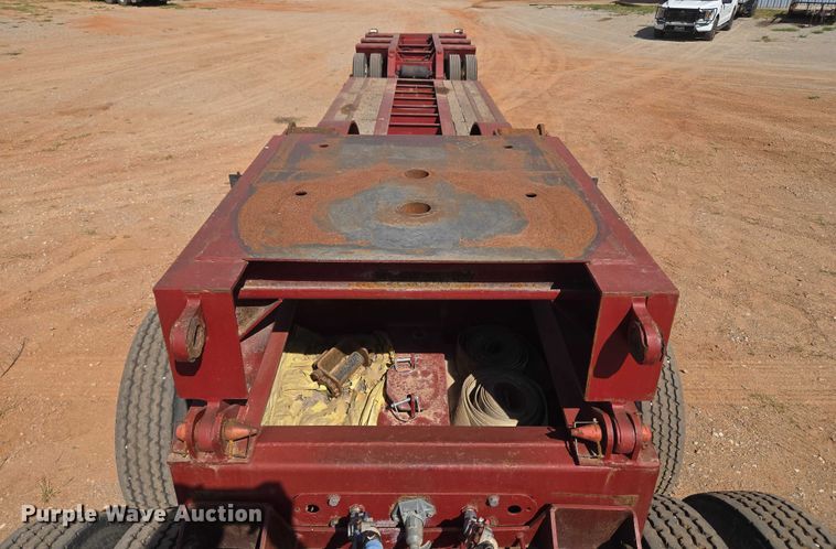 image for item DW5122 1997 Trail King TK80MDG-483 lowboy equipment trailer