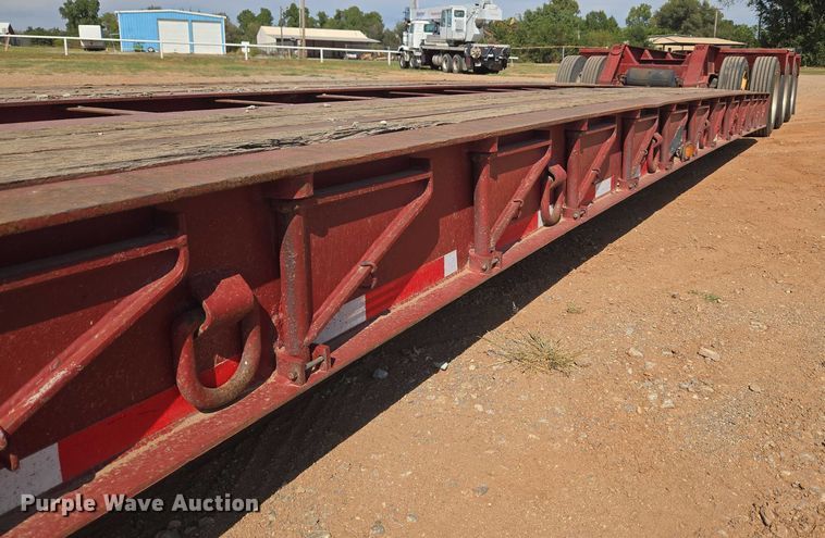 image for item DW5122 1997 Trail King TK80MDG-483 lowboy equipment trailer