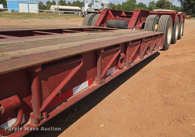 image for item DW5122 1997 Trail King TK80MDG-483 lowboy equipment trailer