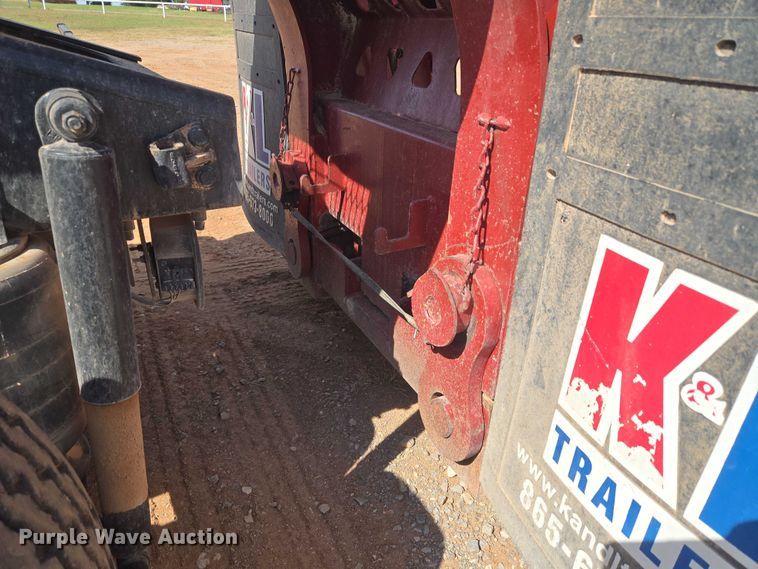 image for item DW5122 1997 Trail King TK80MDG-483 lowboy equipment trailer