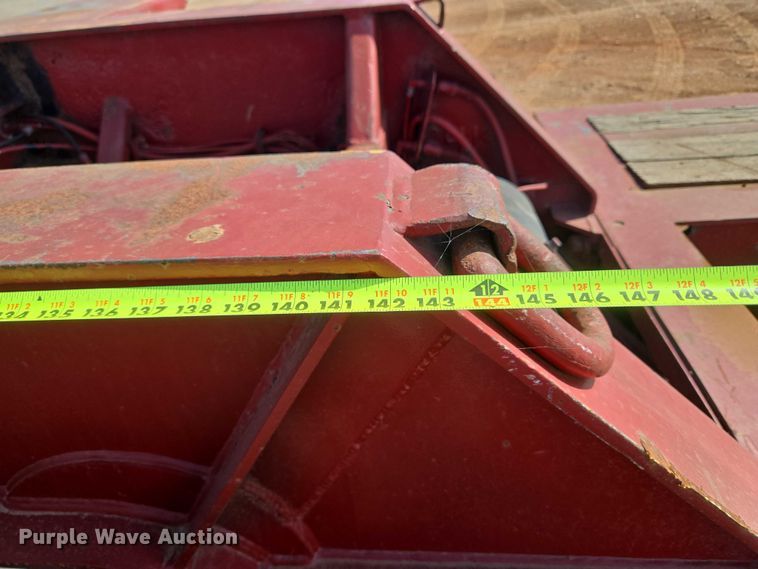 image for item DW5122 1997 Trail King TK80MDG-483 lowboy equipment trailer