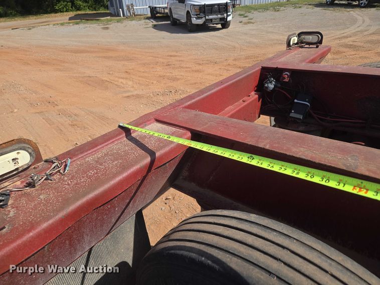 image for item DW5122 1997 Trail King TK80MDG-483 lowboy equipment trailer