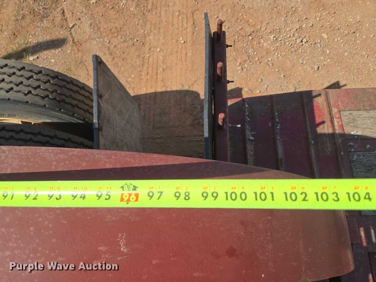 image for item DW5122 1997 Trail King TK80MDG-483 lowboy equipment trailer