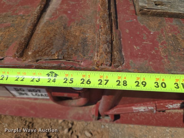 image for item DW5122 1997 Trail King TK80MDG-483 lowboy equipment trailer