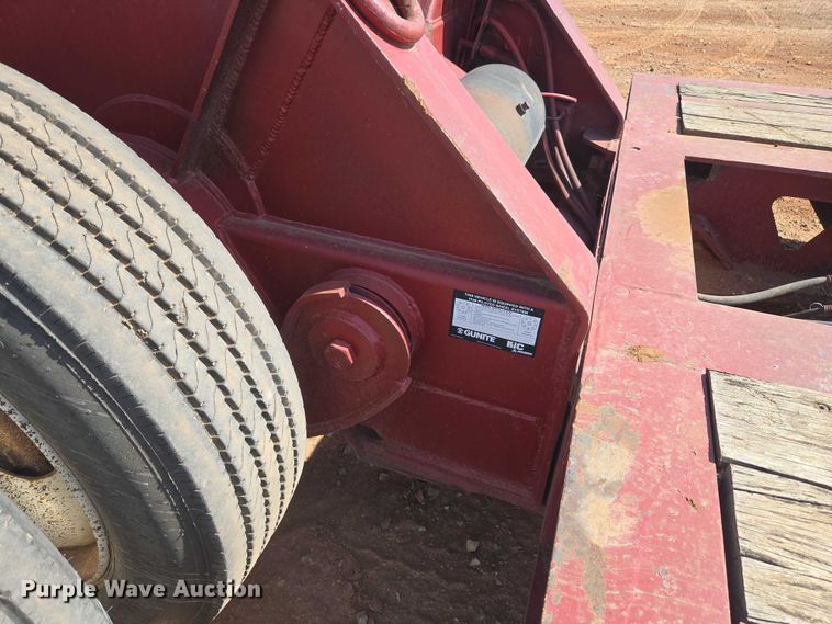 image for item DW5122 1997 Trail King TK80MDG-483 lowboy equipment trailer