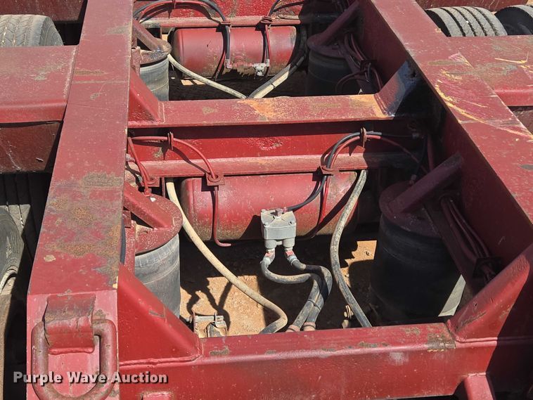 image for item DW5122 1997 Trail King TK80MDG-483 lowboy equipment trailer