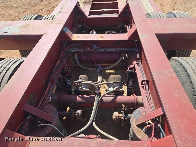 image for item DW5122 1997 Trail King TK80MDG-483 lowboy equipment trailer