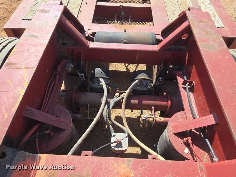 image for item DW5122 1997 Trail King TK80MDG-483 lowboy equipment trailer