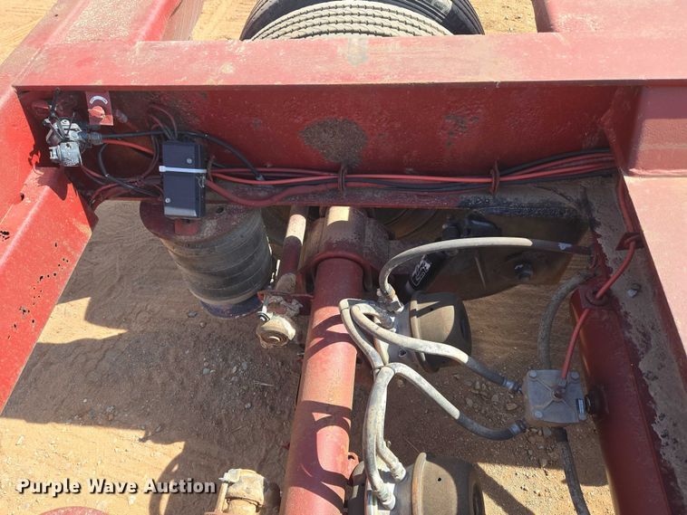 image for item DW5122 1997 Trail King TK80MDG-483 lowboy equipment trailer