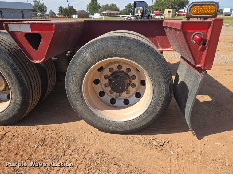 image for item DW5122 1997 Trail King TK80MDG-483 lowboy equipment trailer