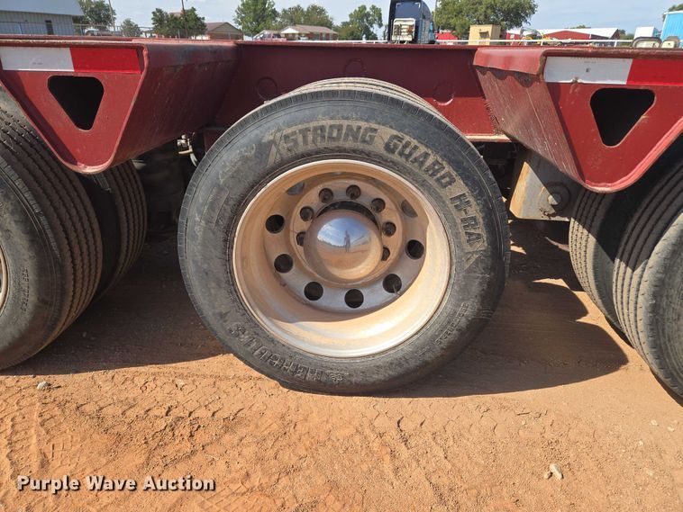 image for item DW5122 1997 Trail King TK80MDG-483 lowboy equipment trailer