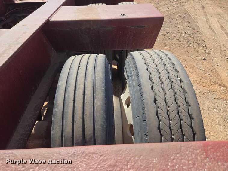 image for item DW5122 1997 Trail King TK80MDG-483 lowboy equipment trailer