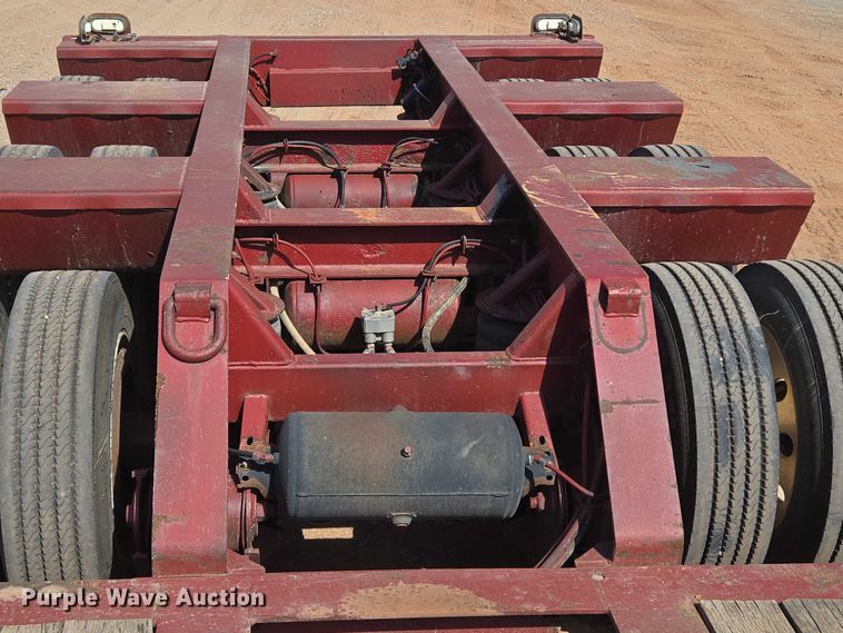 image for item DW5122 1997 Trail King TK80MDG-483 lowboy equipment trailer