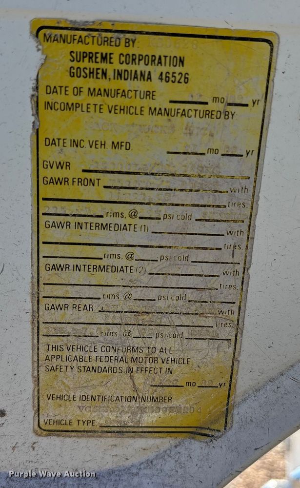 image for item DY0961 1989 Mack CS water truck