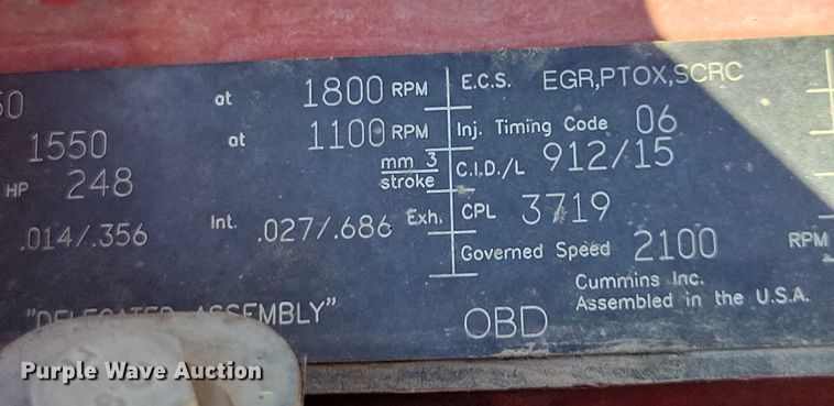 image for item DZ6641 2013 Kenworth  T800 box truck