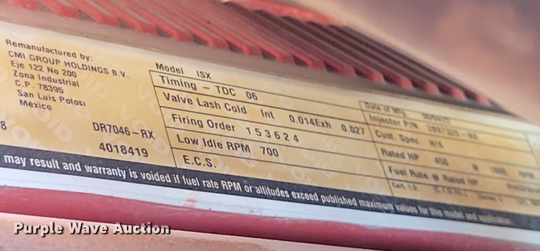 image for item DZ6642 2015 Freightliner  Cascadia semi truck