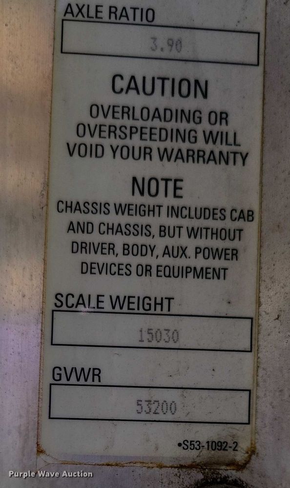 image for item DZ6643 2010 Kenworth  T800 truck cab and chassis