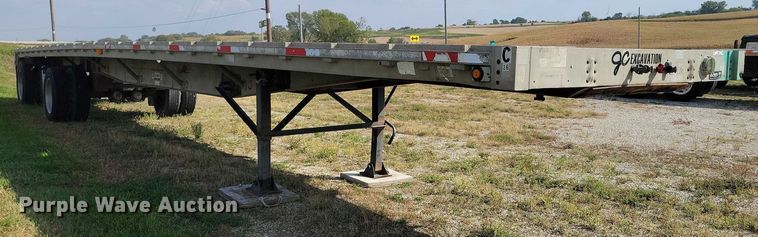 image for item DZ6729 1994 Wilson Roadbrute flatbed trailer